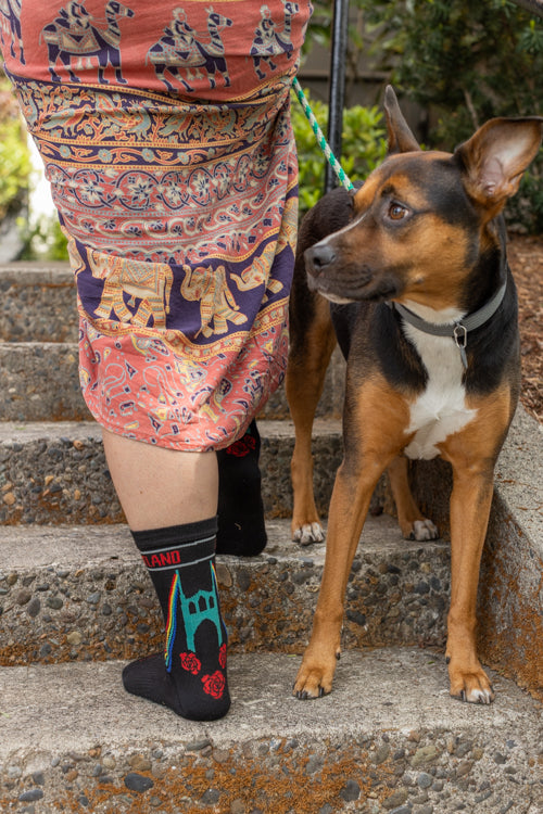 Portland Pride Crew Socks - Medium