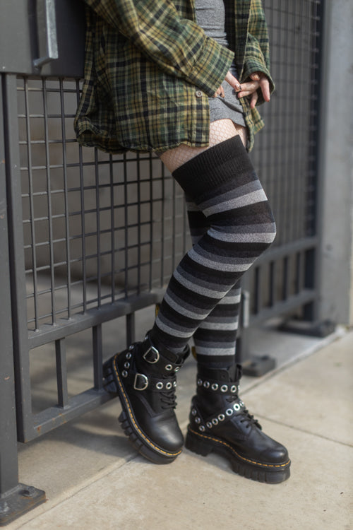 Portland Stripes Extraordinary Thigh High