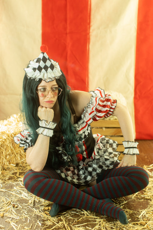 Longer Ringmaster Stripes Extraordinary Thigh High Socks - Buggy D