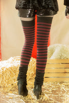 Longer Ringmaster Stripes Extraordinary Thigh High Socks - Strange Stripes