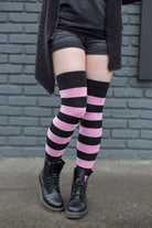 Extraordinary Programming Socks - Black/Rose Pink