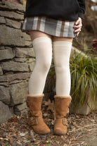 Extraordinary Thigh High Socks - Cream