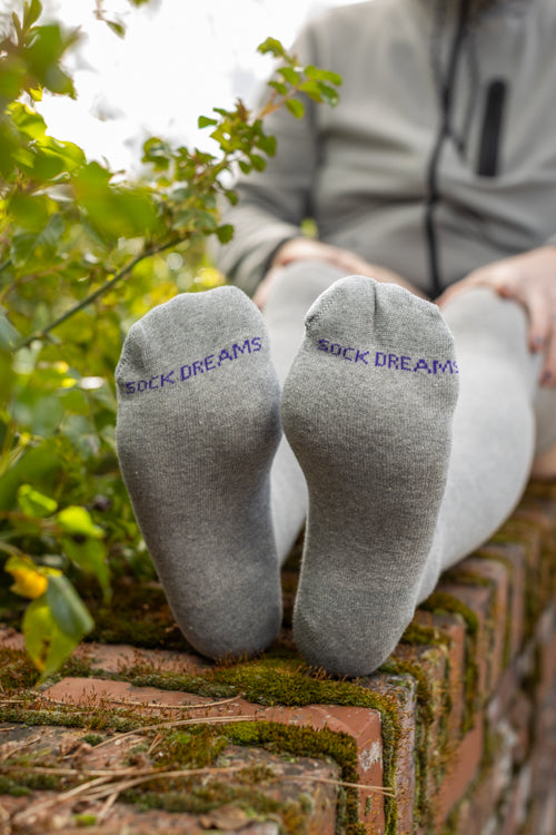 Longer Extraordinary Thigh High Socks - Grey