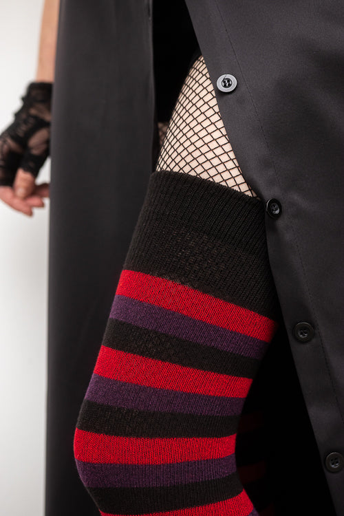 Nightshade Stripes Extraordinary Thigh High