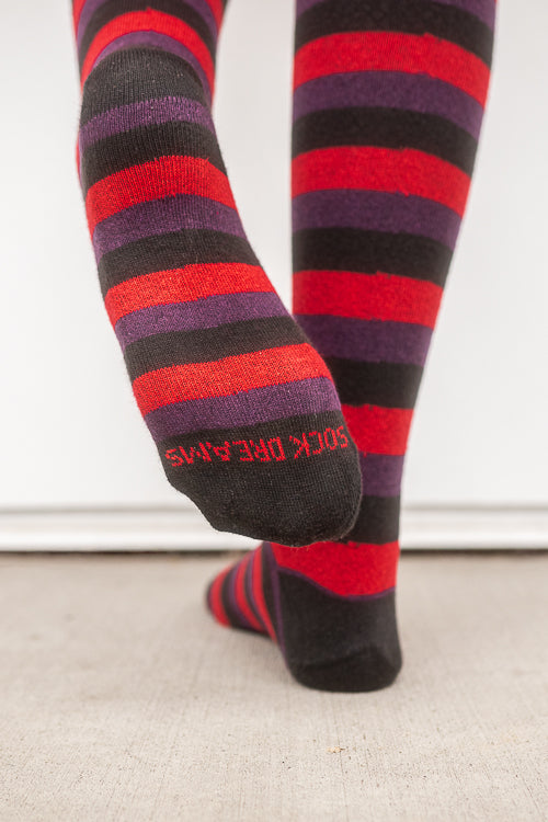 Nightshade Stripes Extraordinary Thigh High