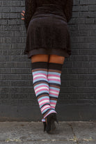 A person wearing POC Trans longer leg warmers