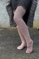 Baby Pink thigh high socks