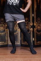 XL Foot Longer Extraordinary Thigh High in black