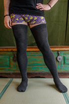 XL Foot Longer Extraordinary Thigh High in dark charcoal