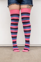 Oops! Not-So-Bi Pride Stripes Extraordinary Thigh High