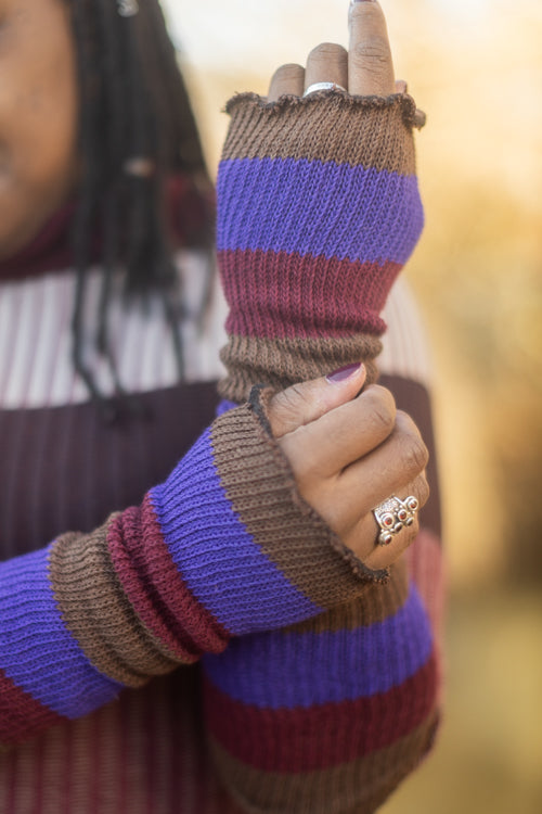 Berry Cobbler Stripes Warmers