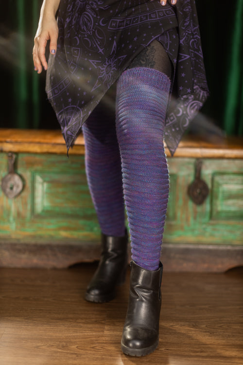 Galaxy Slinky Thigh High Socks