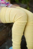 Long Cuffable Scrunchable Socks - Daffodil