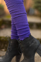 Long Cuffable Scrunchable Leg Warmers - Violet