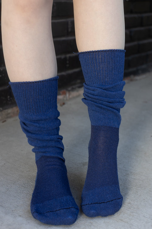 Old School Military Bootsocks - Blueberry