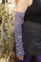 Marled Scrunchable Arm Warmer - violet