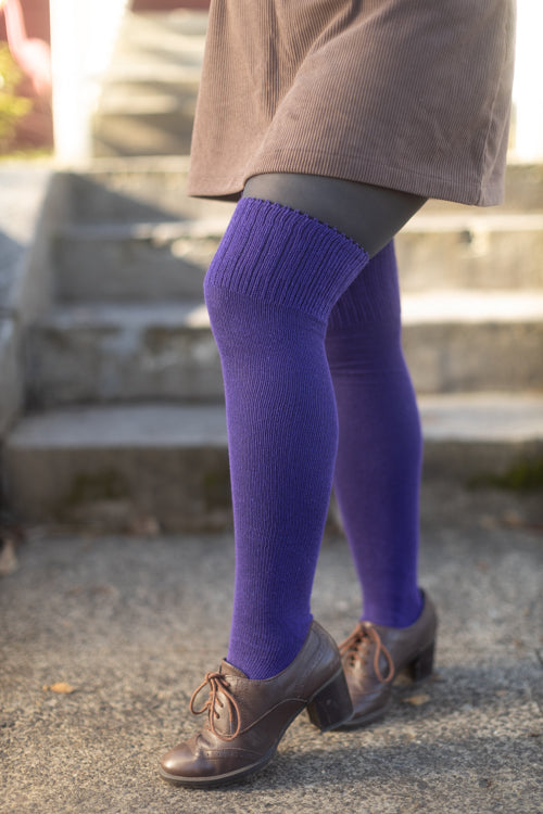 O Basics Knee Socks - Violet