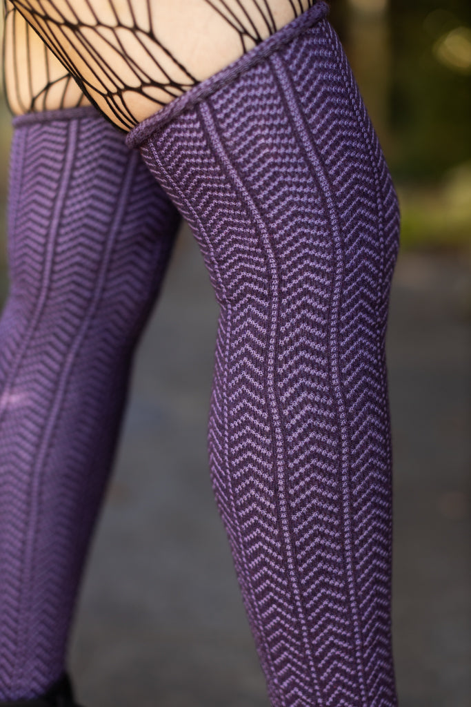Longer O Chevrons - Purple Lilac