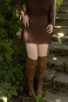 Ribbed M Stockings - Toe Beans Pink