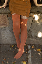 O Basics Knee Socks - Rust