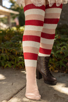 Strawberry Shortcake Stripes Thigh High Socks
