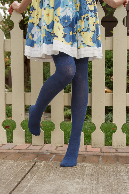O Basics Knee Socks - Blueberry