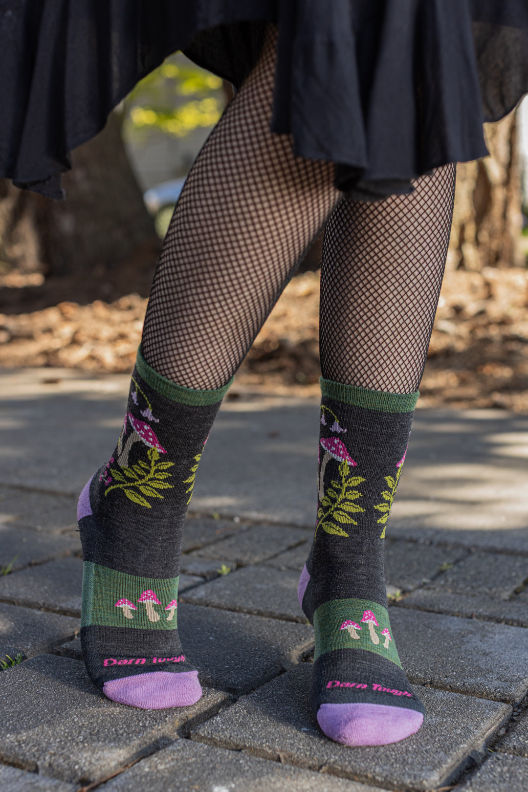 Mellow Mushrooms Wool Micro Crew