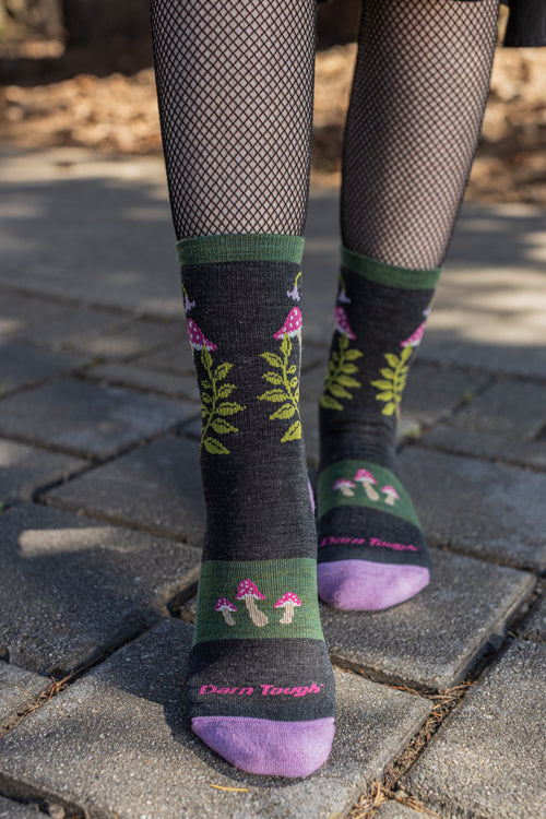 Mellow Mushrooms Wool Micro Crew