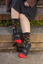 Farmer's Market Wool Crew - Charcoal