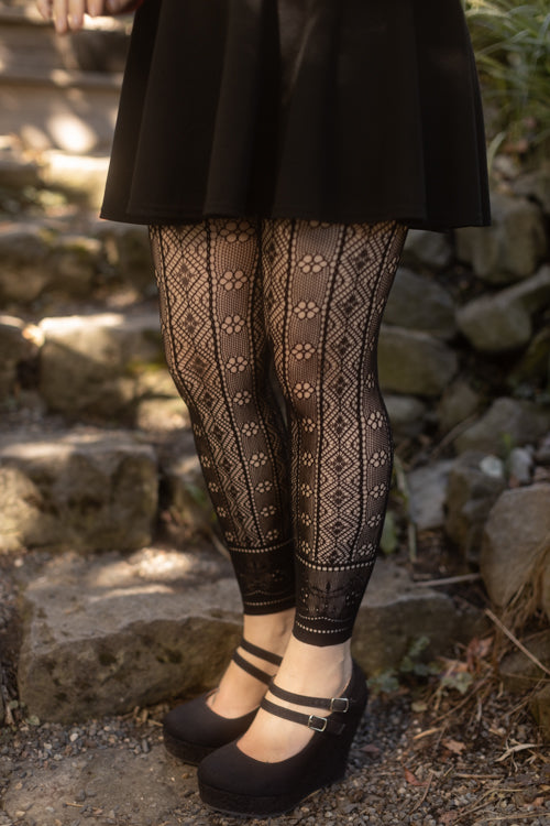 Primrose Deco Net Footless Tights