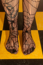 Spinner Thread Net Tights