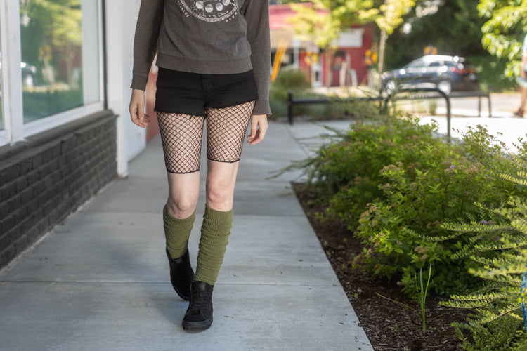 Industrial Net Biker Shorts - Black