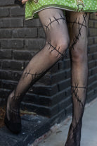 Stitched Up Net Tights