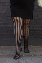 Plus Size Harlequin Net Tights