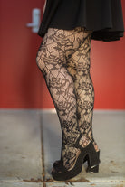 Wild Rose Net Tights