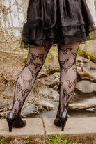 Butterfly Net tights in black