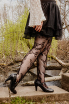 Butterfly Net tights in black