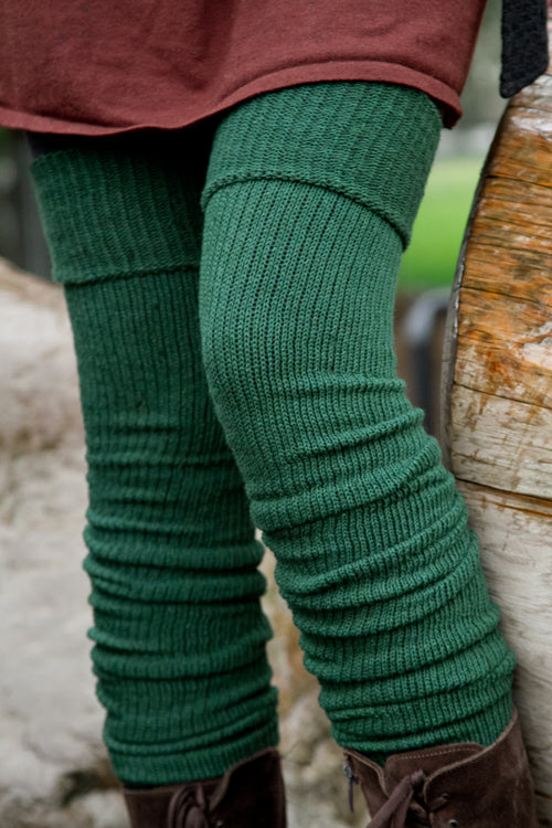Oops! Long Cuffable Scrunchable Socks - hunter