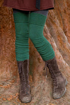 Oops! Long Cuffable Scrunchable Socks - hunter