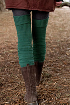 Oops! Long Cuffable Scrunchable Socks - hunter