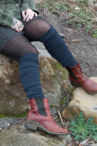 Long Cuffable Scrunchable Socks - Navy