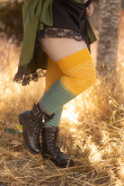 Corn Harvest Mermaid Extraordinary Thigh High Socks