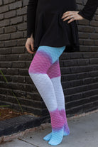 Mermaid Dip Dyed Extraordinary Thigh High - Trans