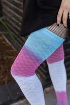 Mermaid Dip Dyed Extraordinary Thigh High - Trans