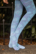 Pastel Carnival Tie Dyed Thigh High - Blues & Purple