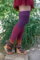 Mermaid Dip Dyed Extraordinary Thigh High - Sunset