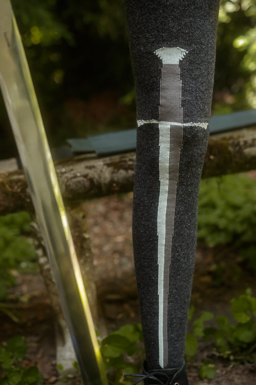 Closeup up sword design