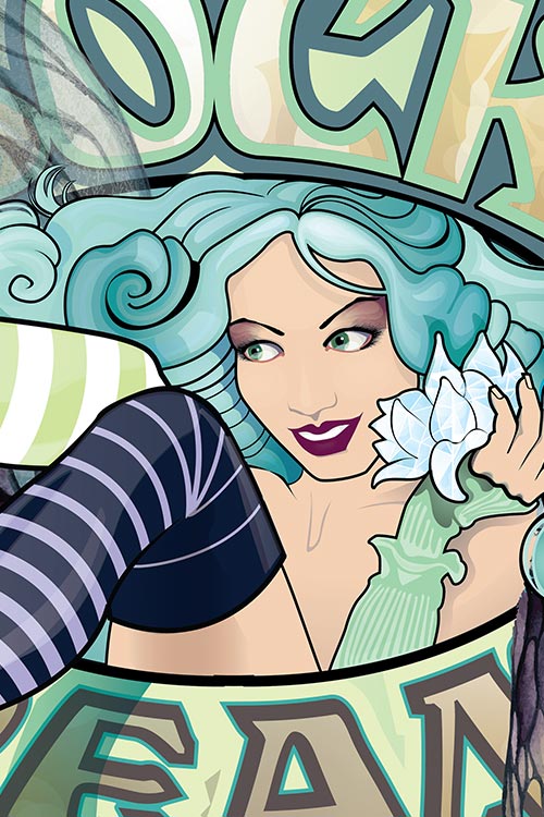Spring Faerie Sticker
