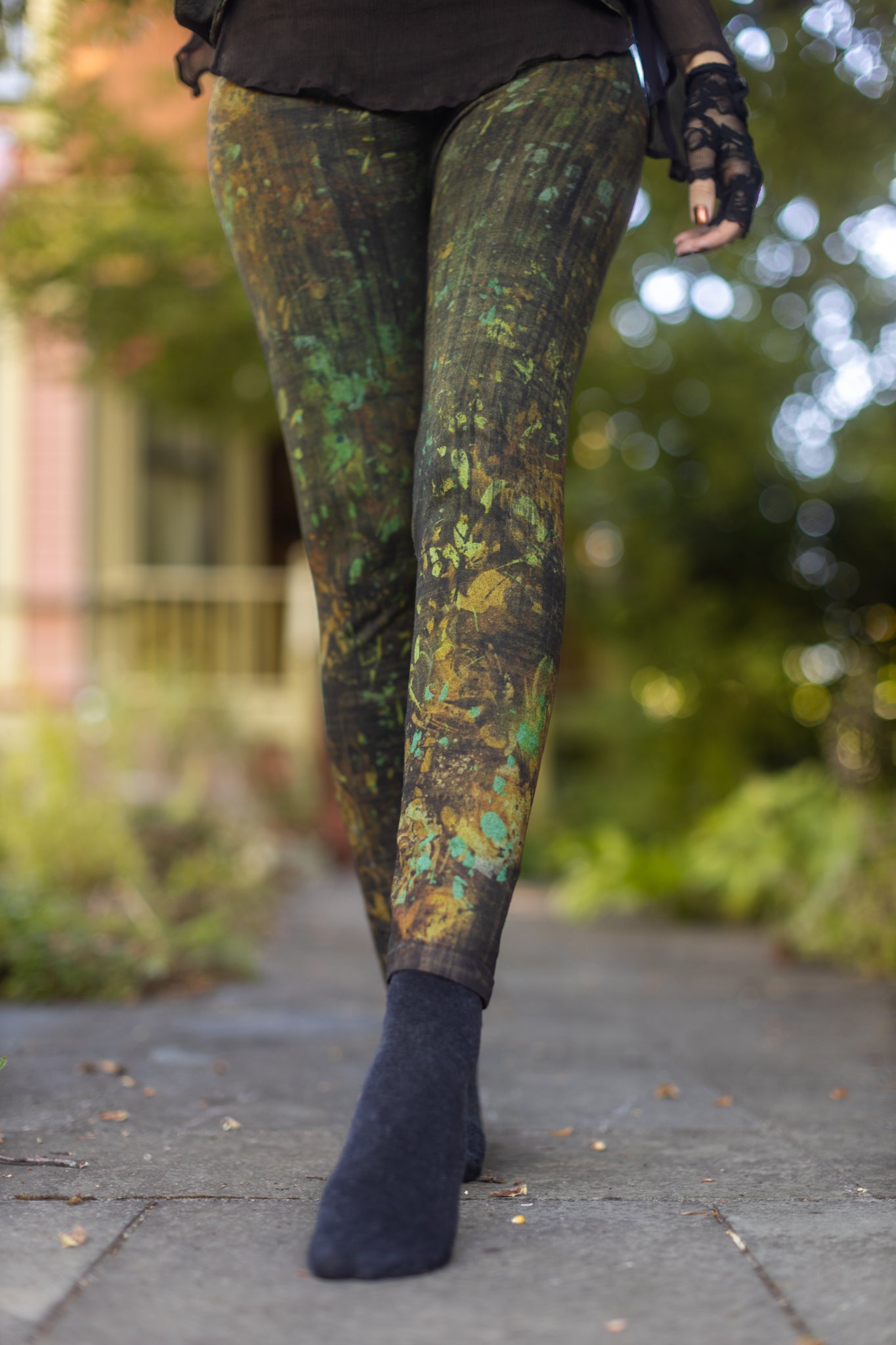 LissKiss Happy Hippie Flowers - Multicolored Designer Leggings at Amazon  Women's Clothing store: Leggings Pants