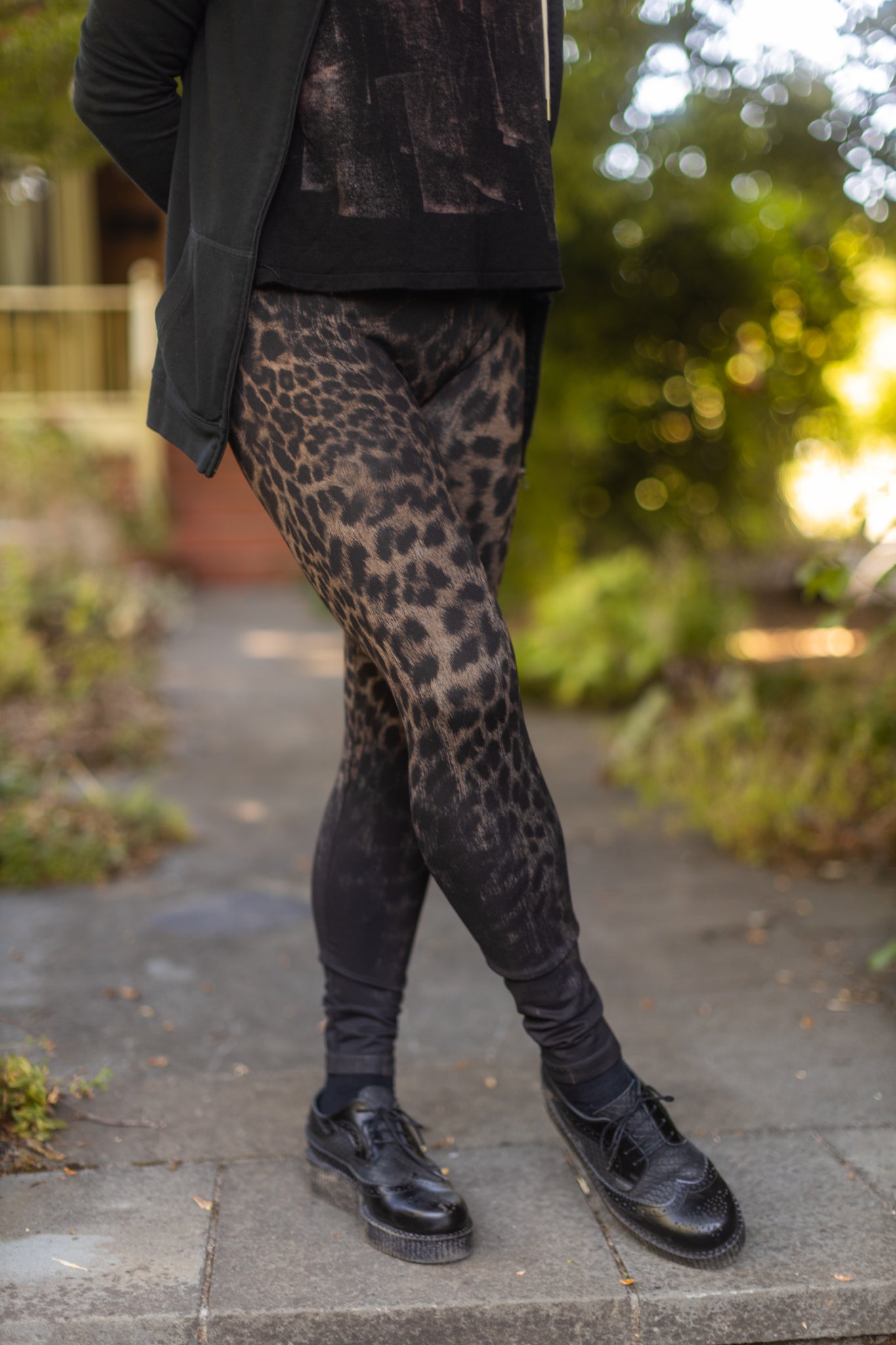 High Waisted Leopard Print Legging